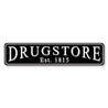 Pharmacy Drugstore Established Year Sign
