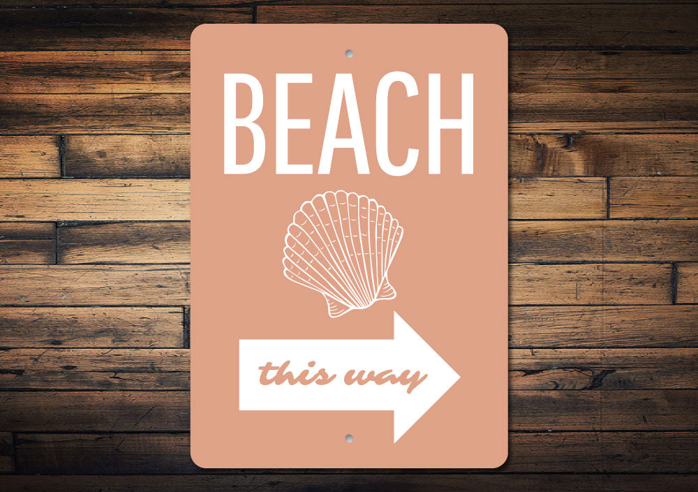 Beach Shell Sign