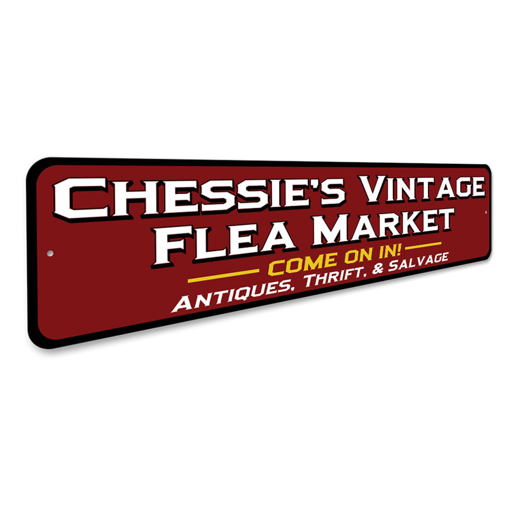 Custom Flea Market Sign