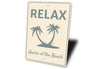 Relax Beach Sign