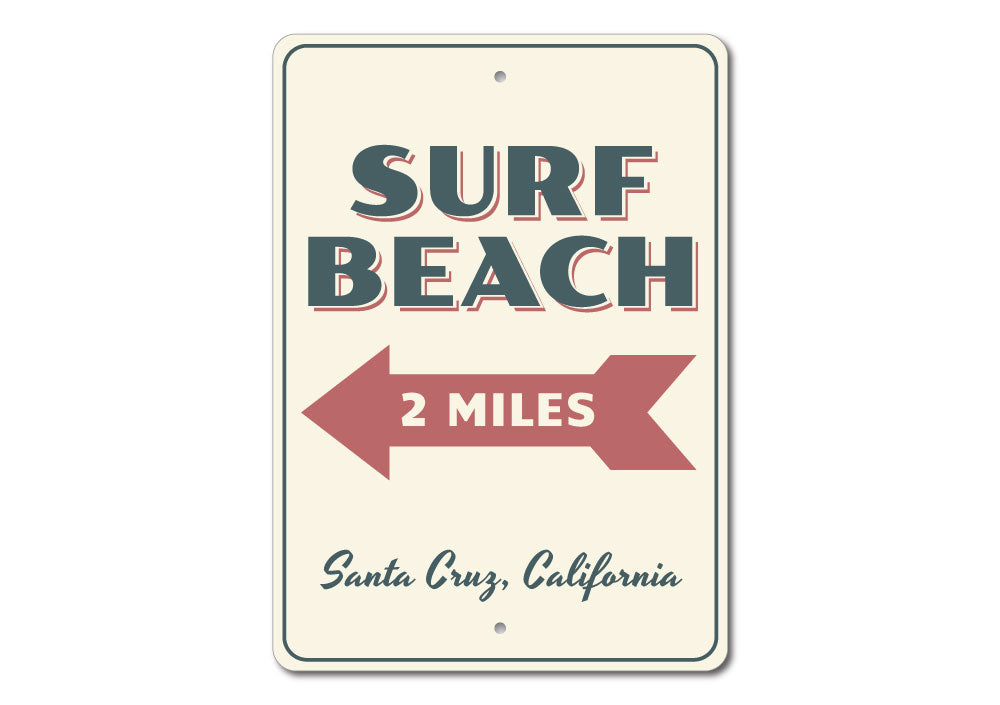 Surf Beach Sign