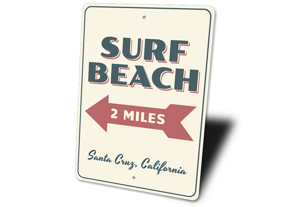 Surf Beach Sign