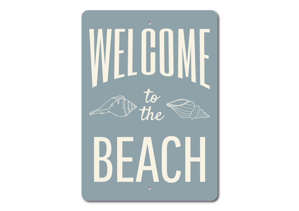 Welcome Beach Sign