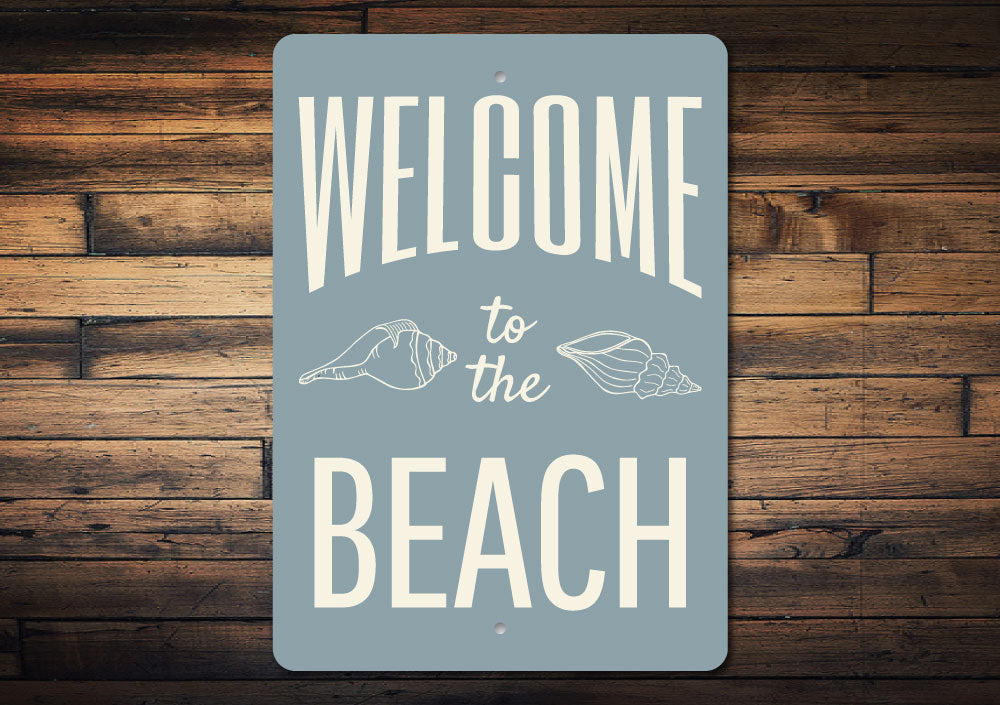 Welcome Beach Sign