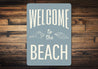 Welcome Beach Sign