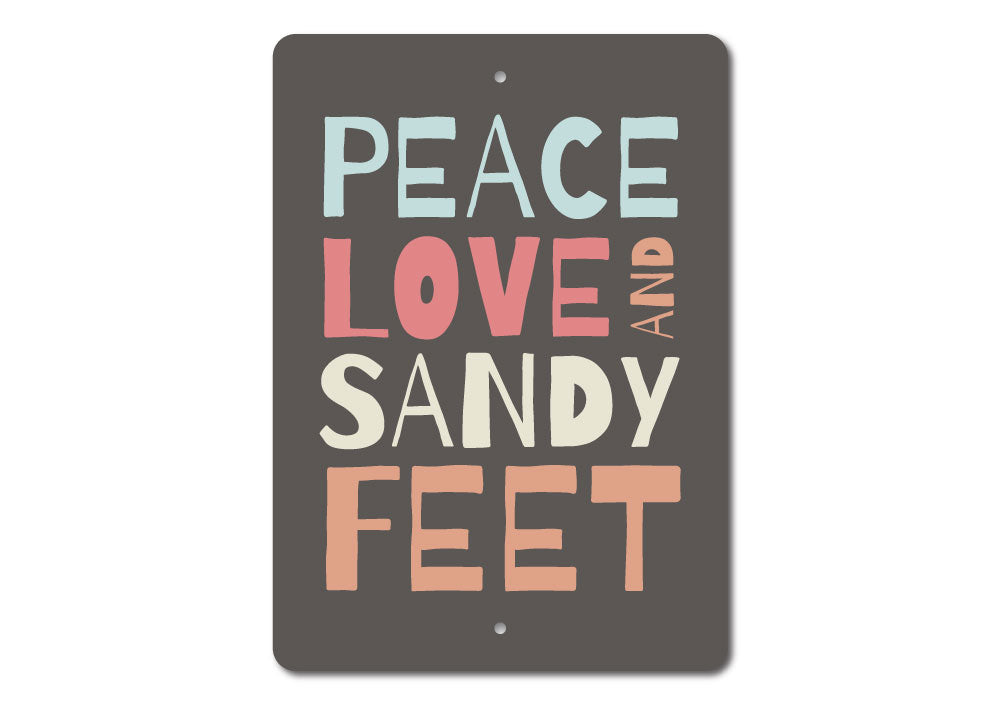 Sandy Feet Sign