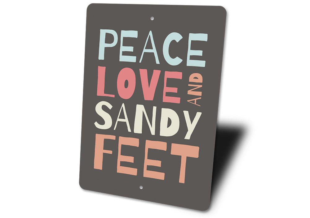 Sandy Feet Sign