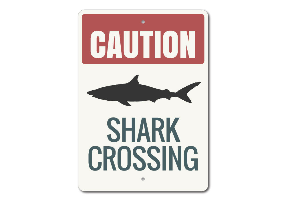 Shark Caution Sign