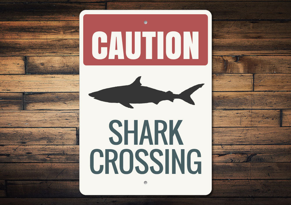 Shark Caution Sign