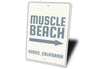 Muscle Beach Sign