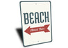 Beach Almost There Sign