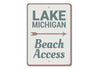 Lake Access Sign