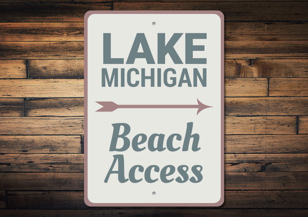 Lake Access Sign