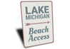 Lake Access Sign