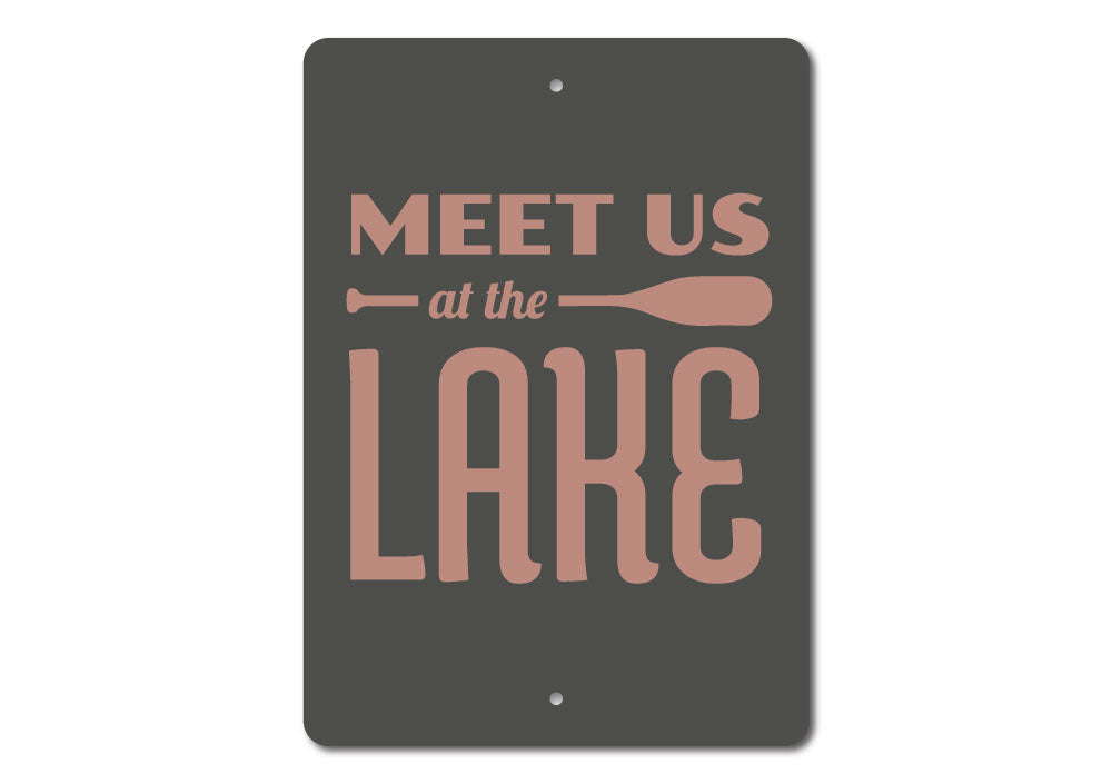 Lake Oar Sign