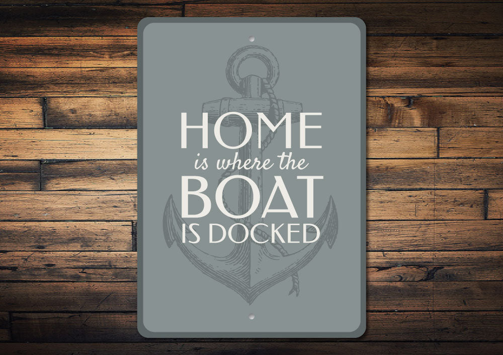 Boat Dock Sign