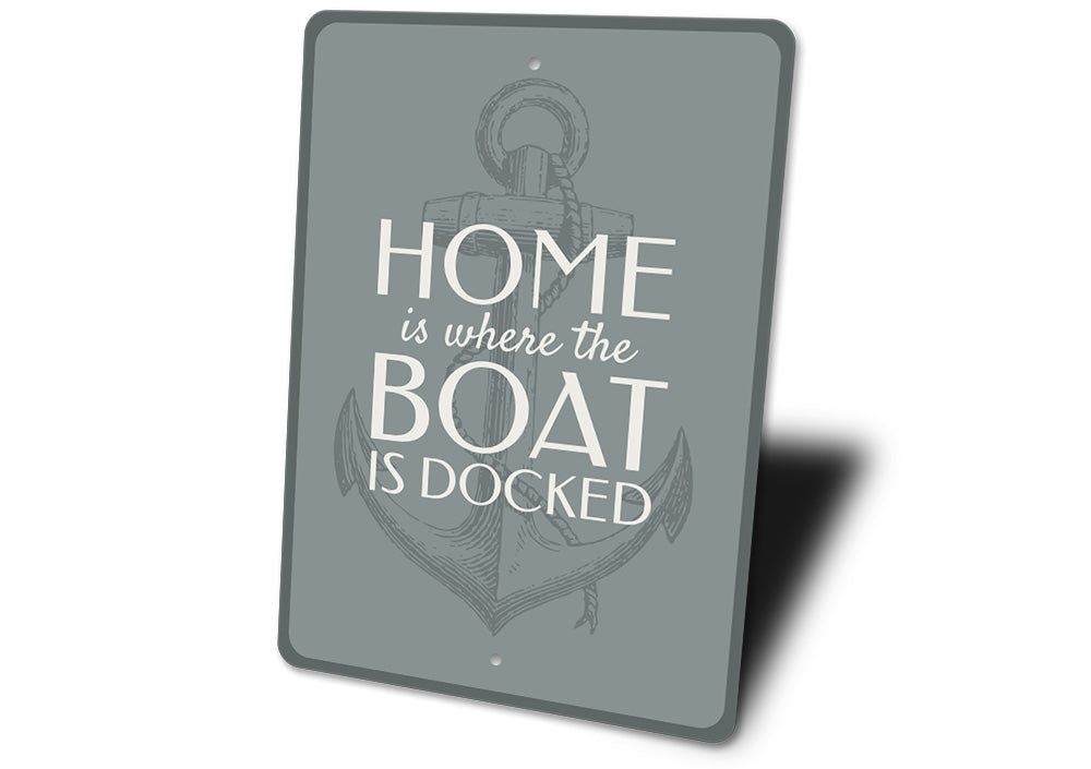 Boat Dock Sign