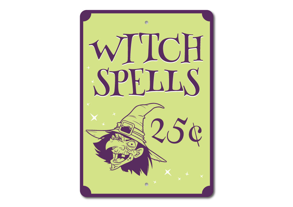 Witch Spells Sign