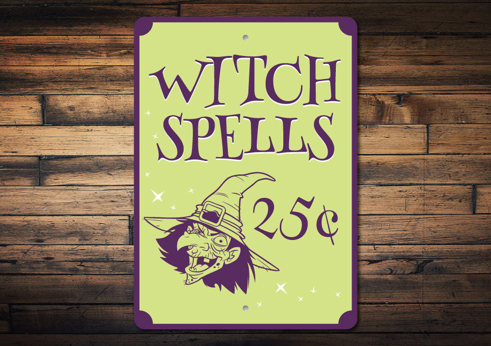 Witch Spells Sign