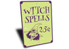 Witch Spells Sign