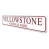 Yellowstone National Park Novelty Sign