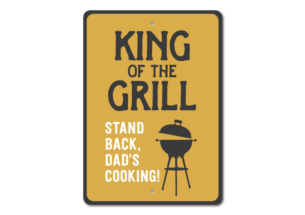 King of the Grill Sign