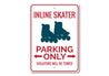 Inline Skater Parking Sign