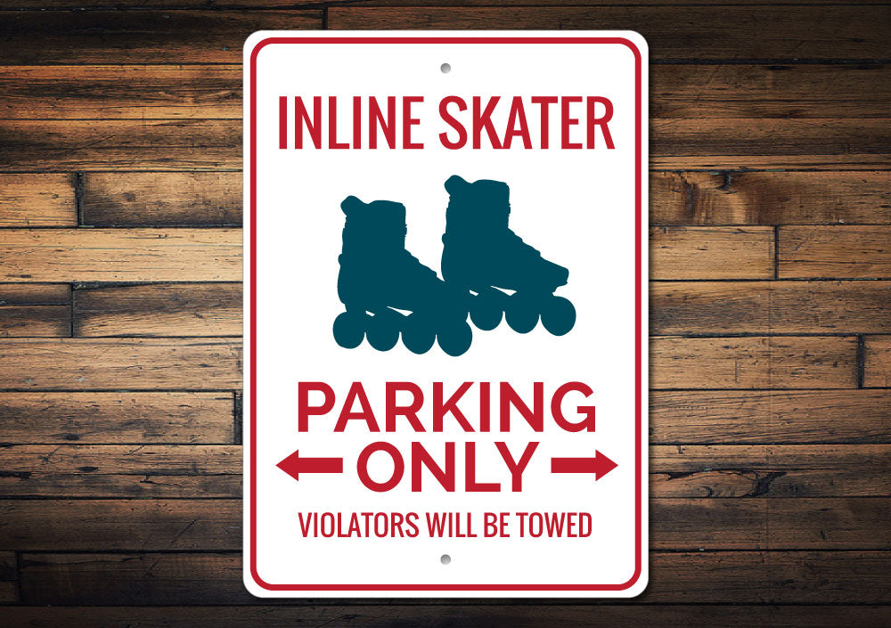 Inline Skater Parking Sign