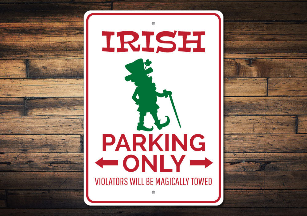 Irish Parking Sign