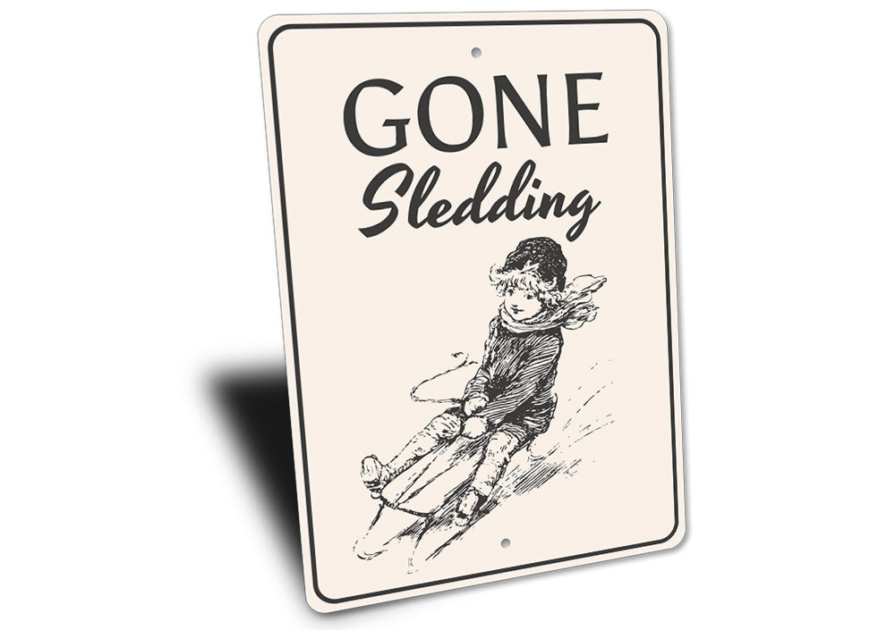 Sledding Sign