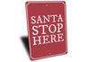 Santa Stop Sign