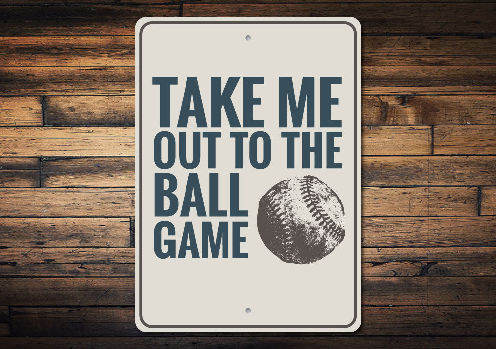 Baseball Song Sign