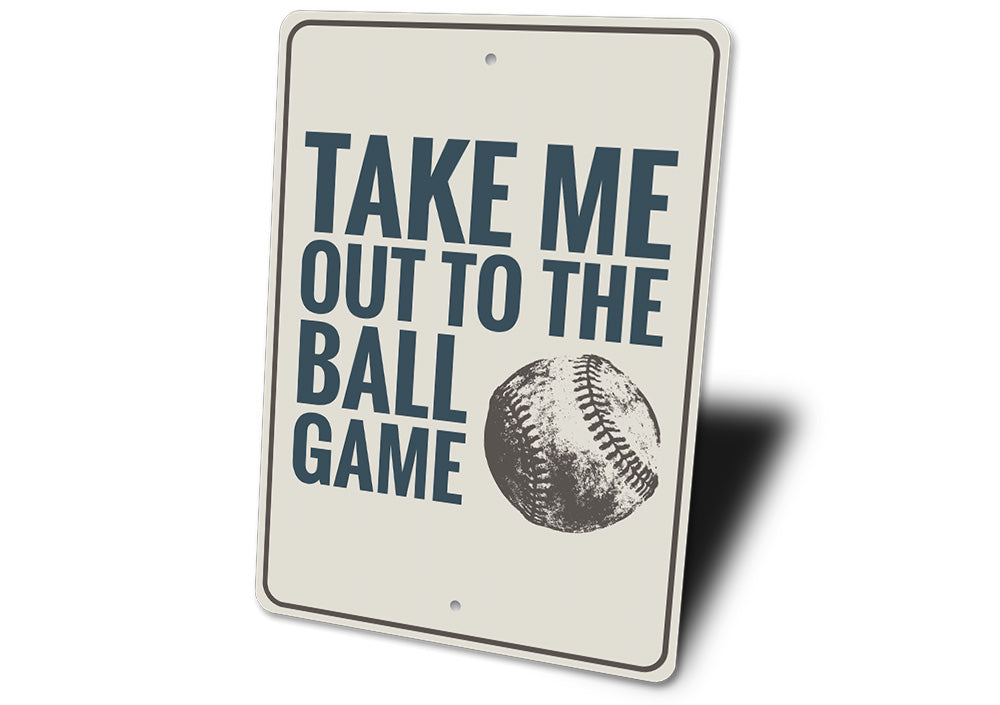 Baseball Song Sign