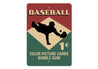 Baseball Card Sign