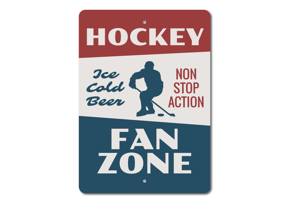 Hockey Fan Zone Sign