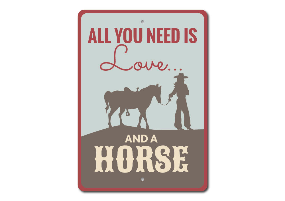 Horse Quote Sign