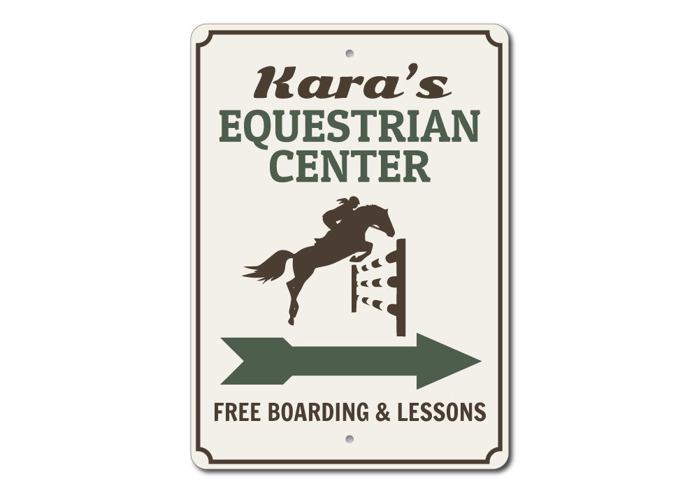 Equestrian Center Sign