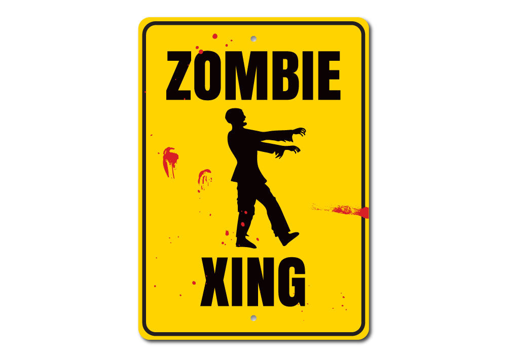 Zombie Crossing Sign