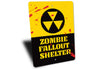 Zombie Fallout Shelter Sign