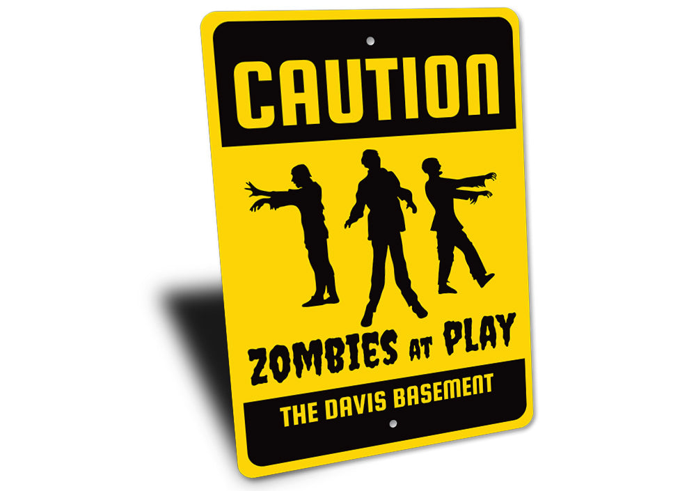 Caution Zombie Sign