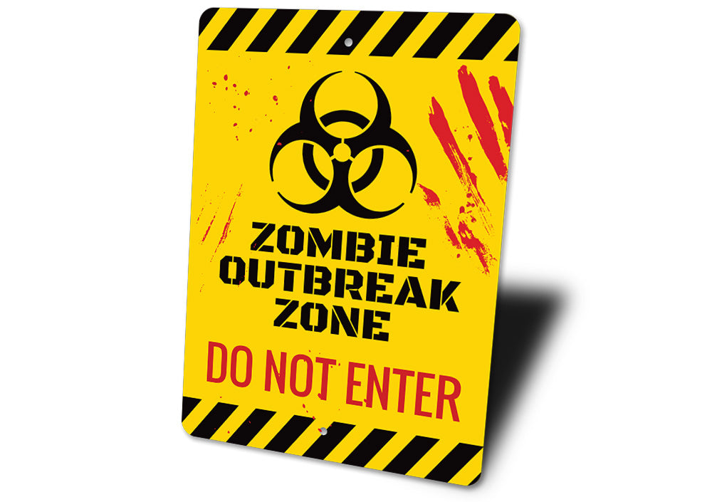 Zombie Do Not Enter Sign