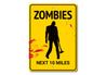 Zombies Sign