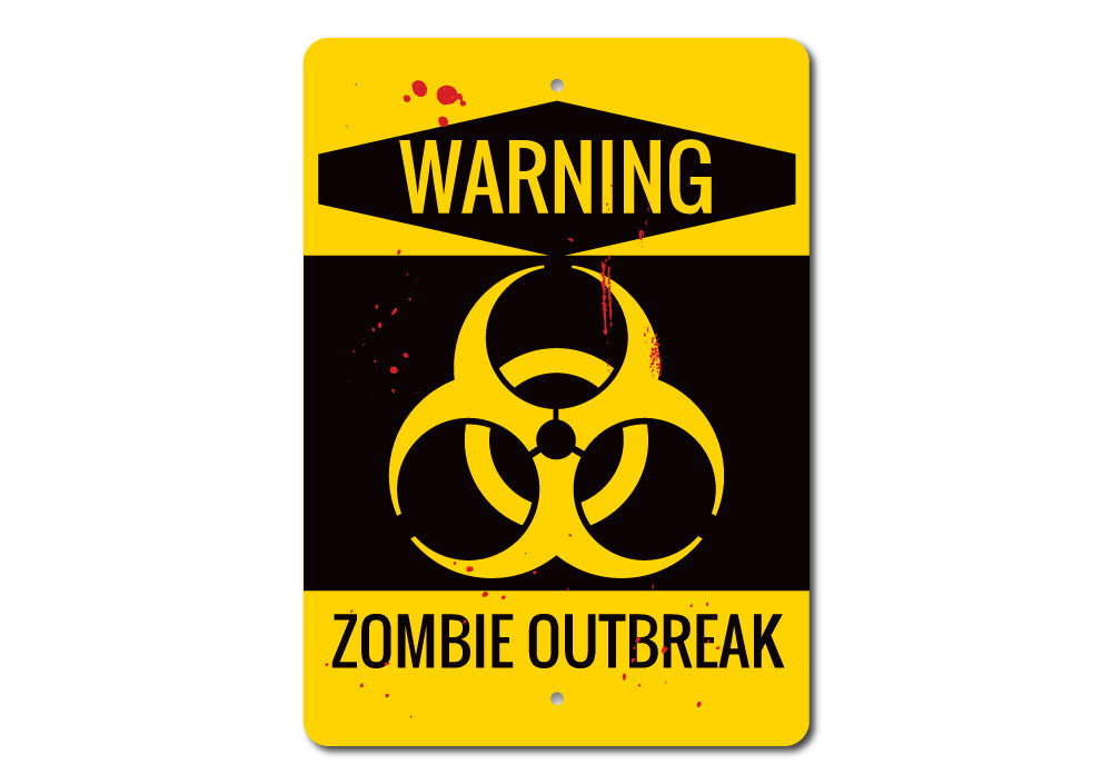 Zombie Outbreak Warning Sign