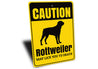 Rottweiler Sign