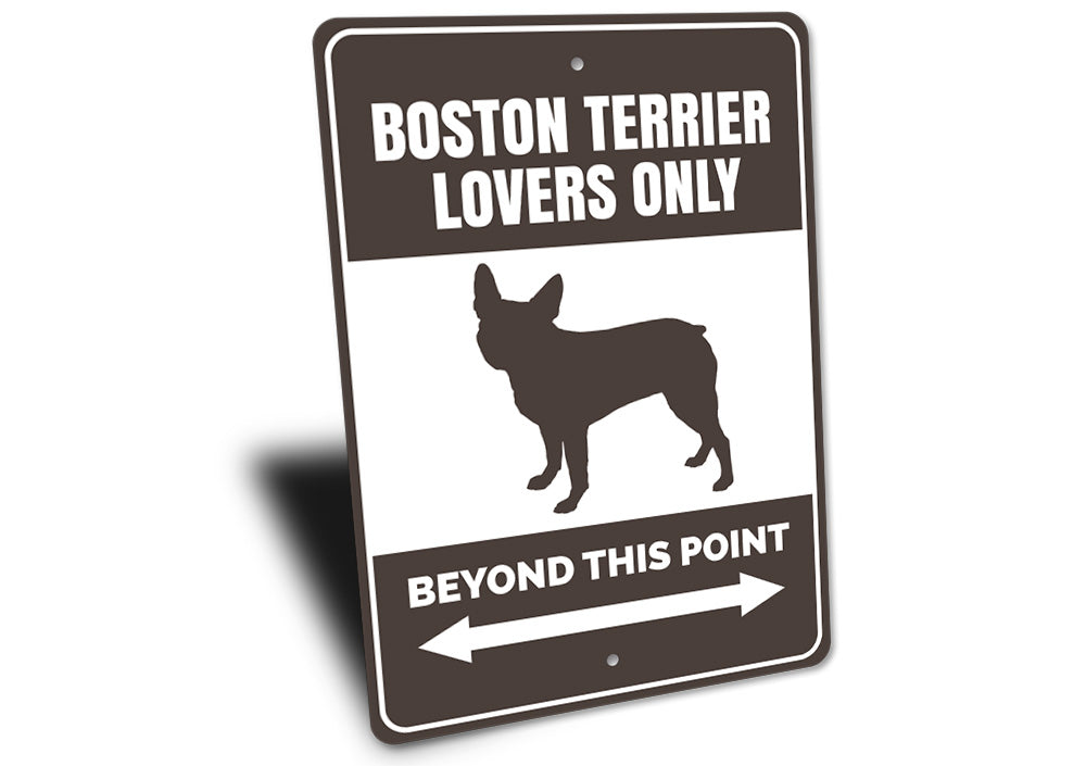 Boston Terrier Sign