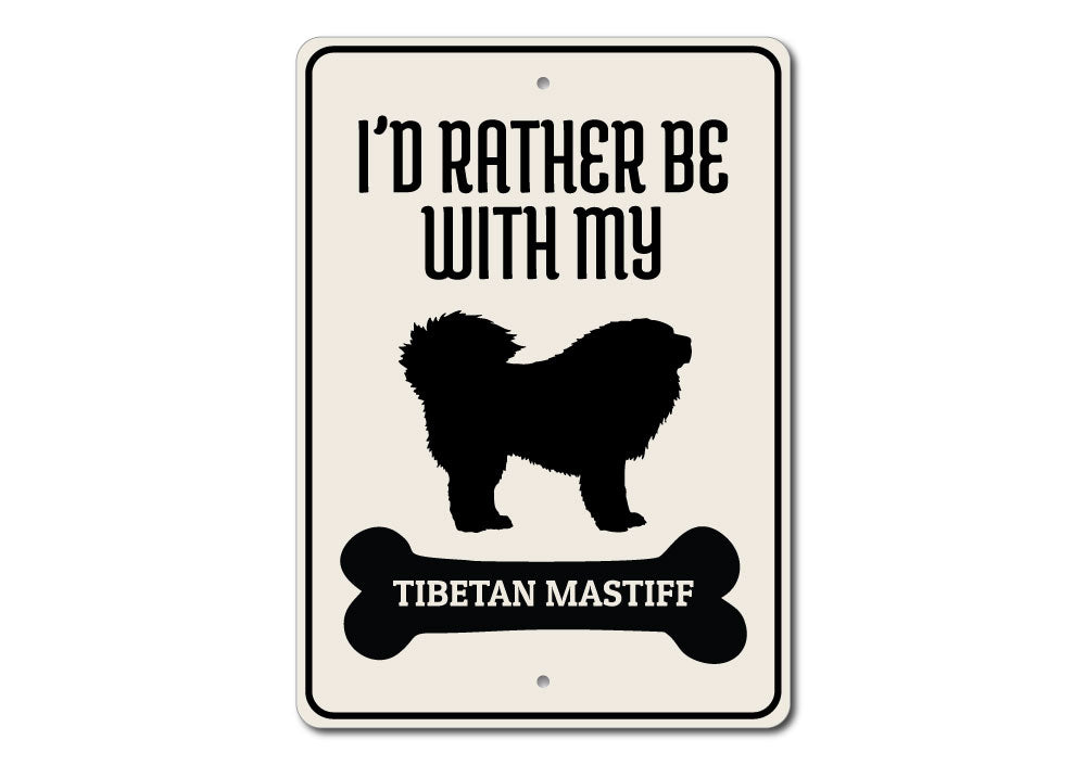 Tibetan Mastiff Sign