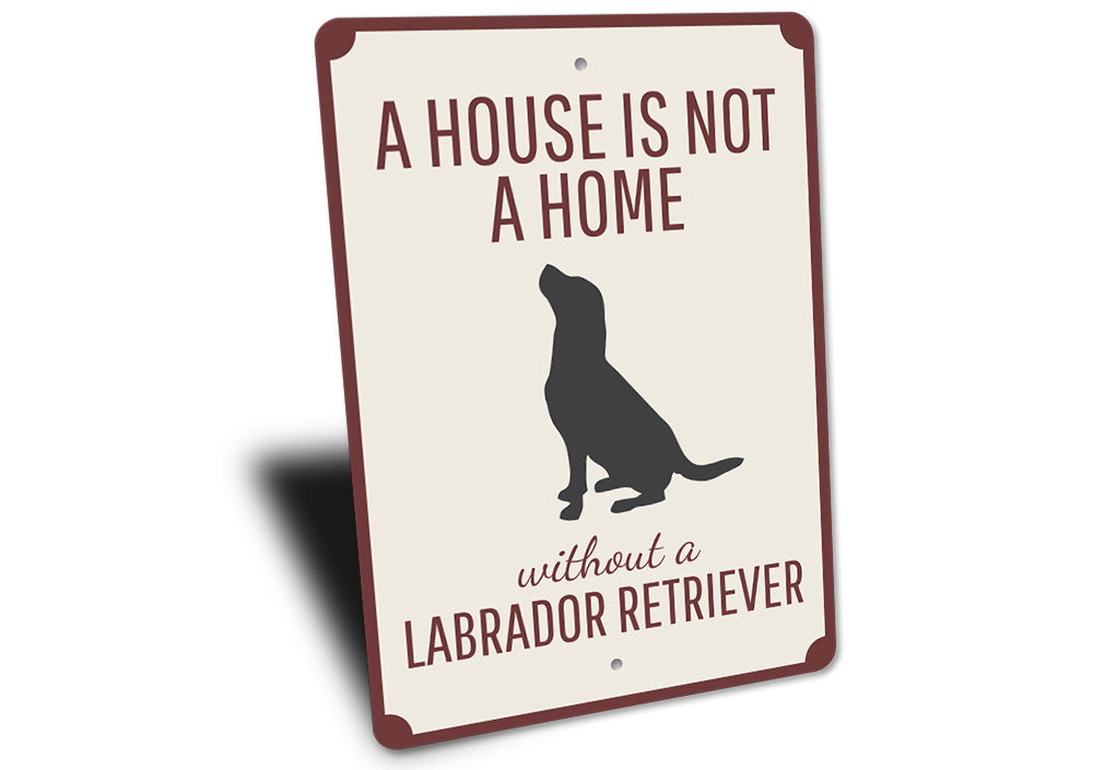 Lab Dog Sign Aluminum Sign