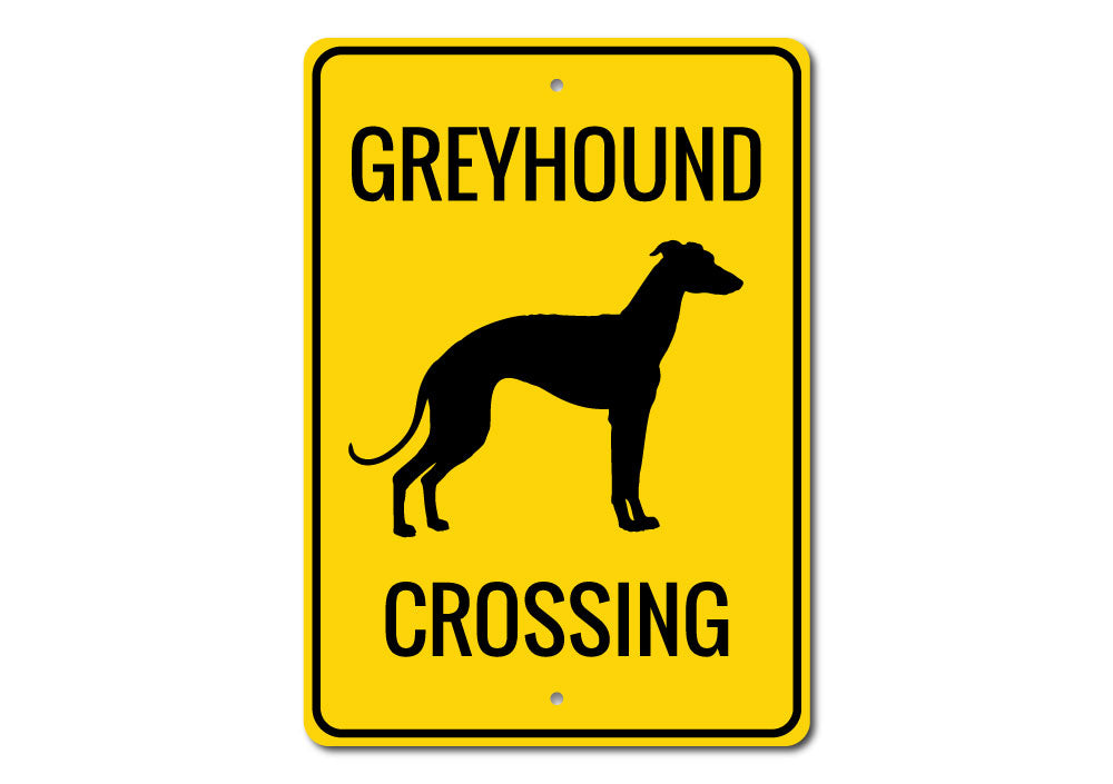 Greyhound Crossing Sign