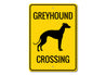 Greyhound Crossing Sign