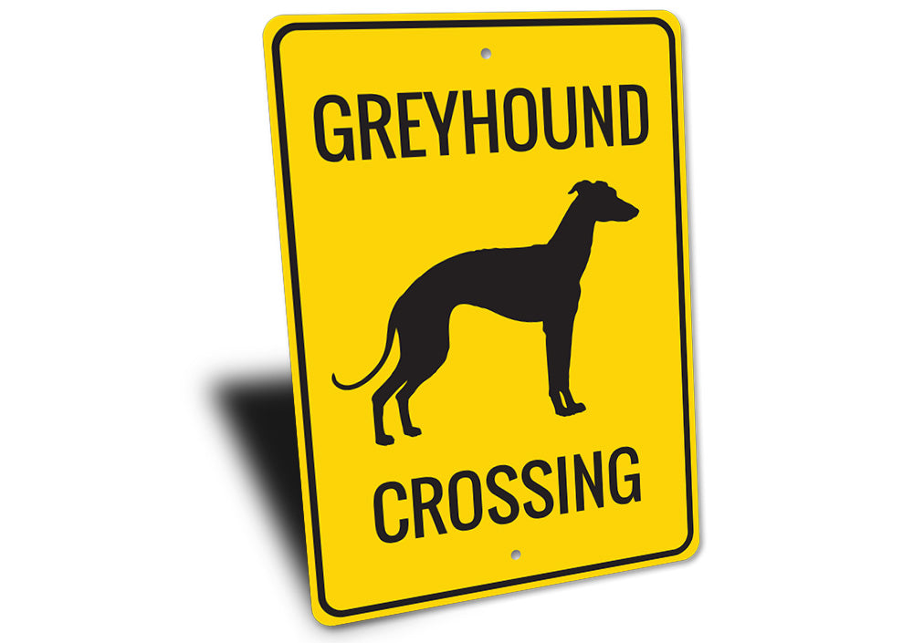 Greyhound Crossing Sign
